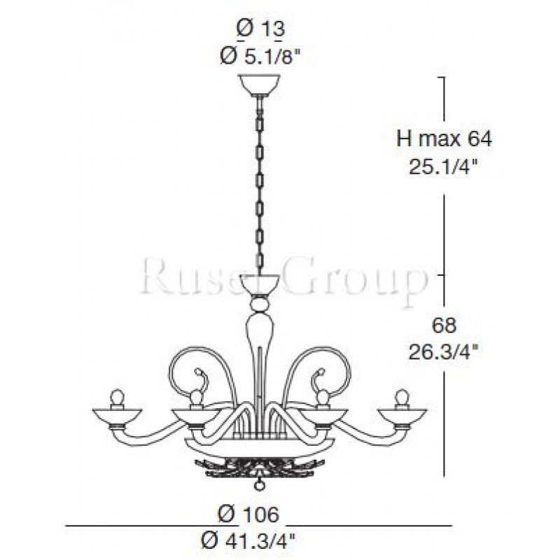Люстра Leucos ORLEANS L12 (GALLERY)