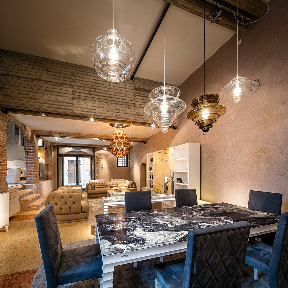 Подвесной светильник LASVIT Prague Estate Theatre Small smoke