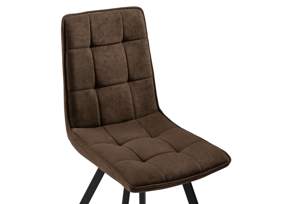 Стул Woodville Летисия шоколад / черный 491331