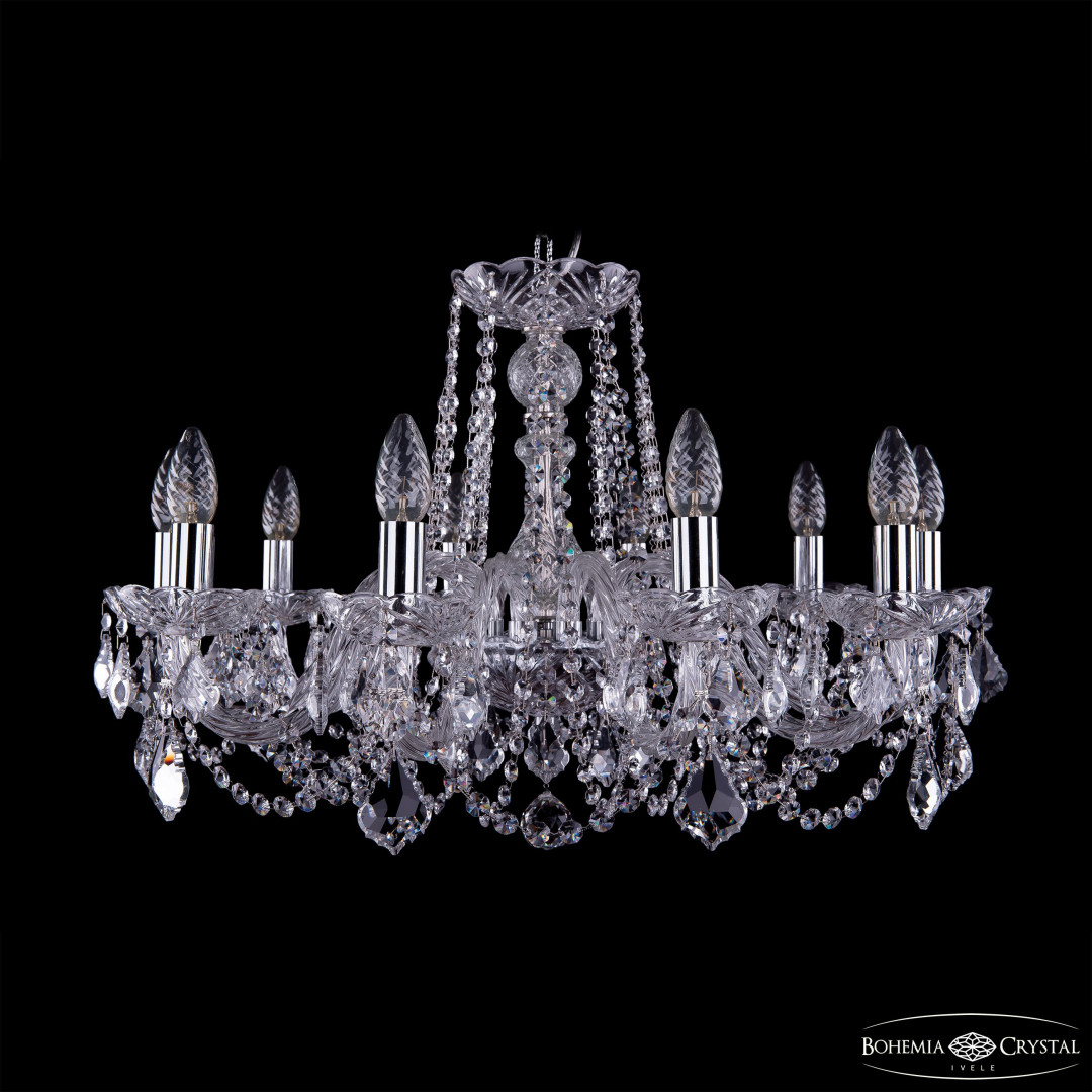 Люстра хрустальная 1402/10/240 Ni Leafs