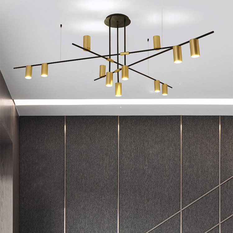 Потолочная люстра CASA N L12 Black by ImperiumLoft