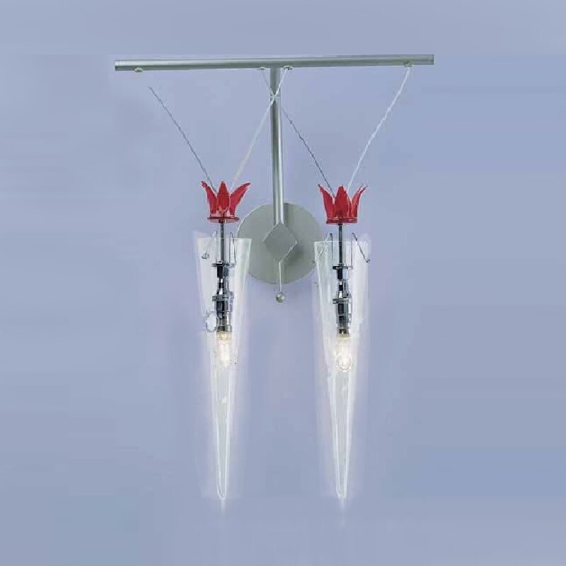 Настенный светильник Lamp International Luna 2346/D Nickel