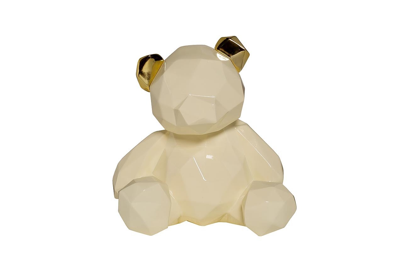 Статуэтка "Мишка" белая Garda Decor D1738