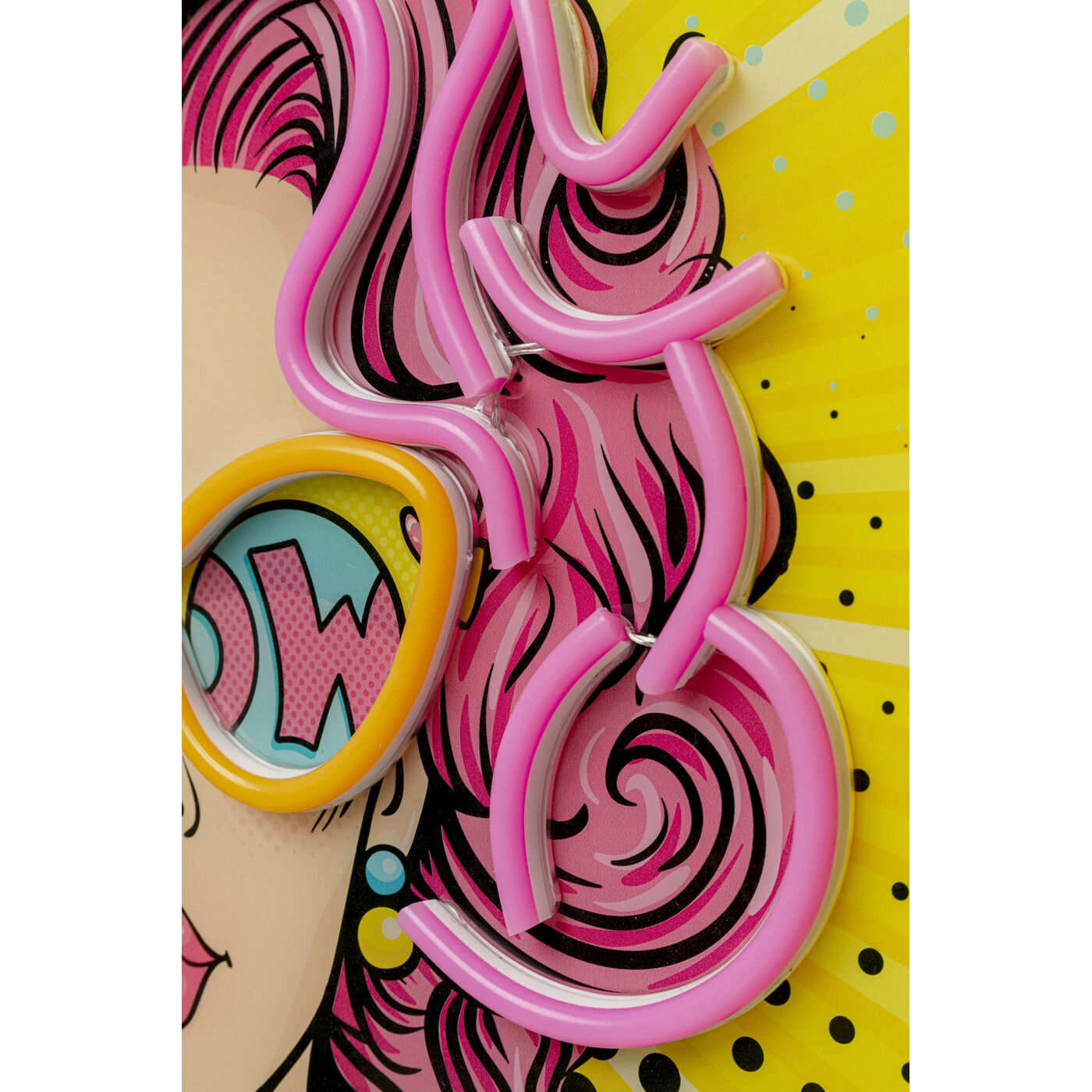 Картина стеклянная Beauty LED 39x39cm KARE 58143