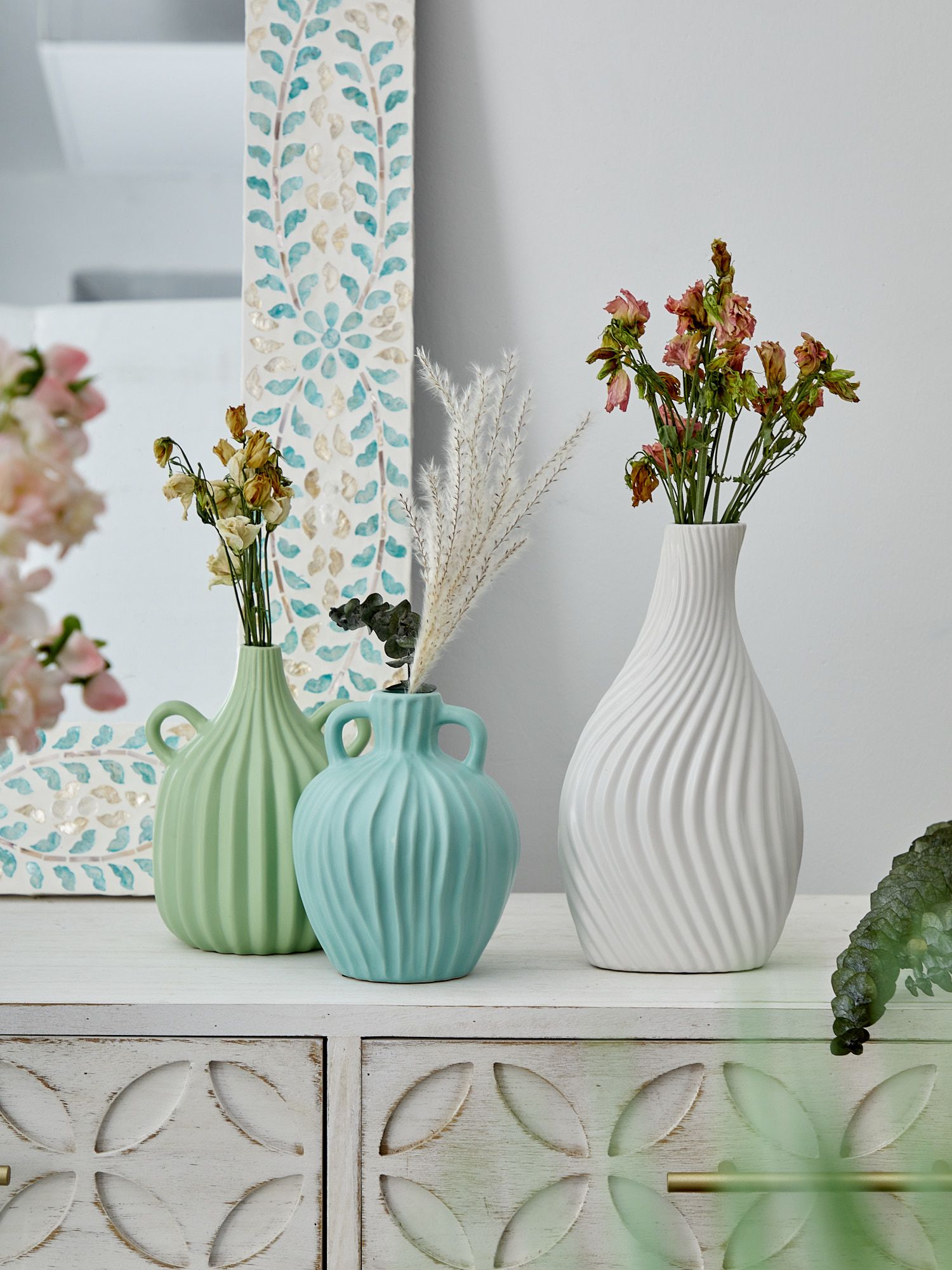 Ваза с ручками Glasar 74-045