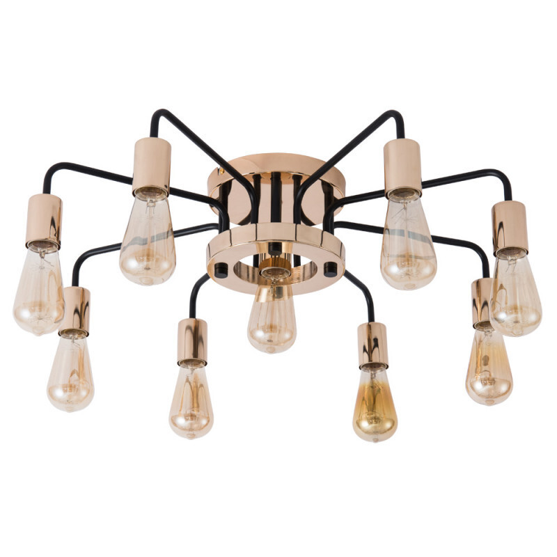 Накладная люстра Arte Lamp A6001PL-9BK