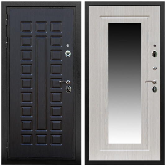 Дверь входная Graf Триумф МДФ 16 мм ФЛ-183 Венге ГОТОВАЯ / МДФ 16 мм ФЛЗ-120 Дуб беленый