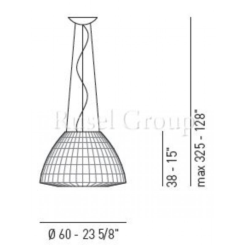 Подвесной светильник Axo Light BELL SP 60