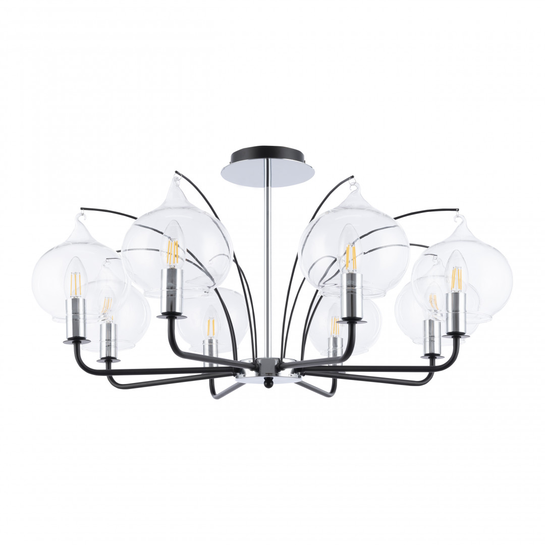 Люстра с плафонами 321007/8 BK.CR Arte Milano