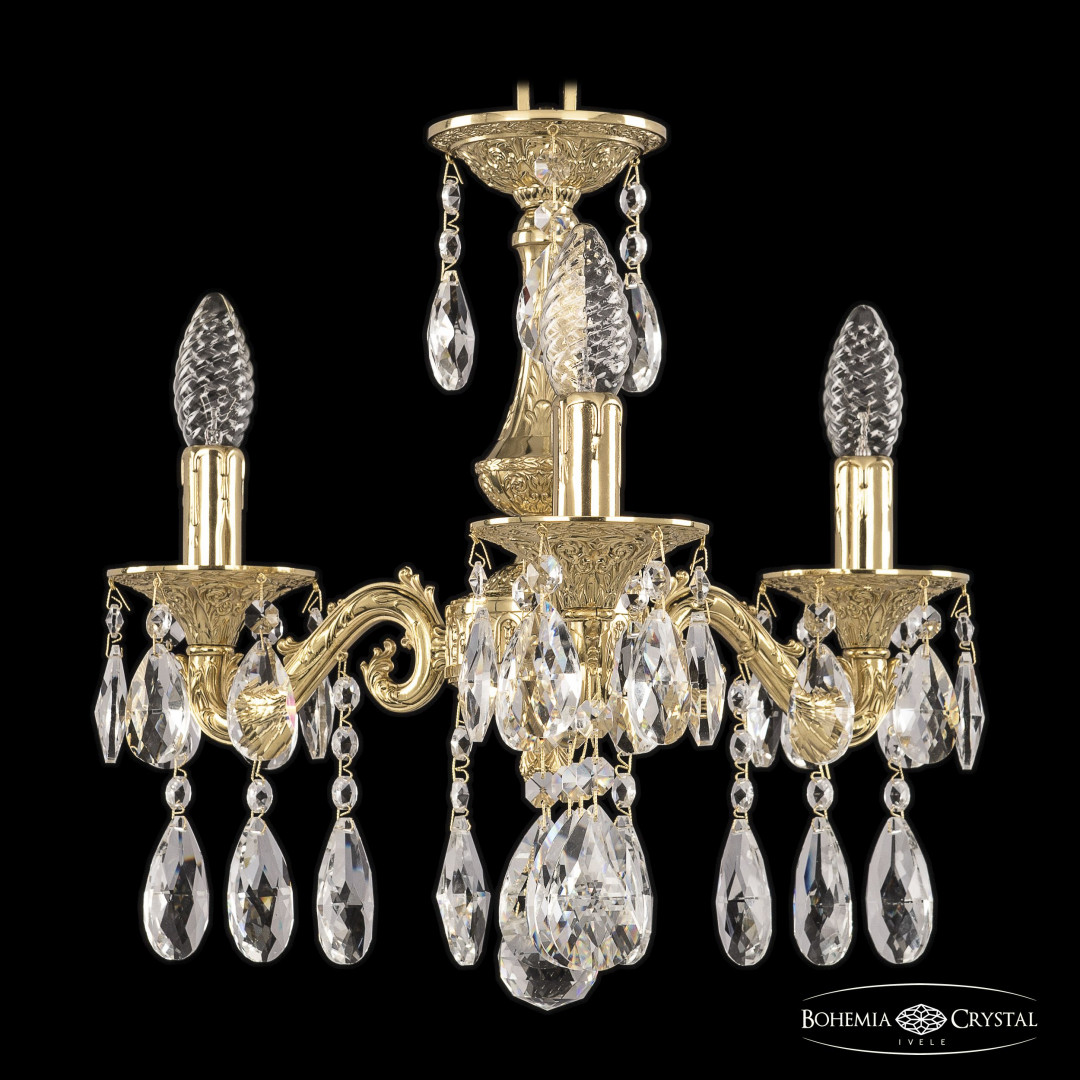 Люстра бронзовая с хрусталём 71102/3/125 A G