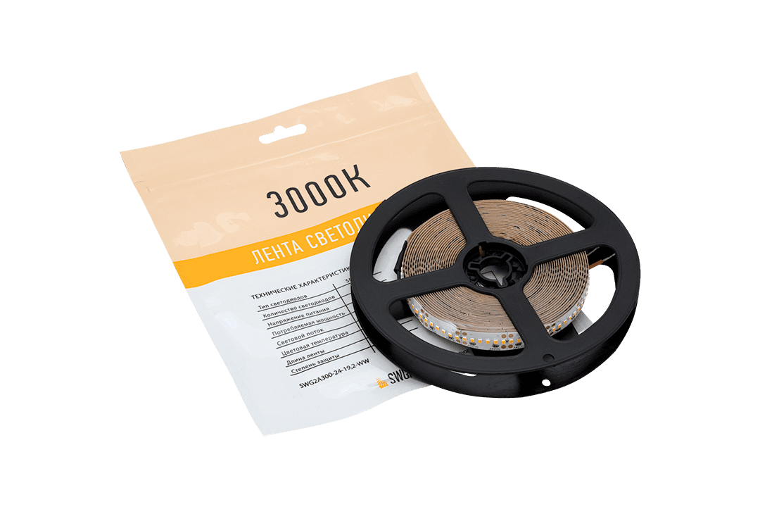 Лента светодиодная SWG SWG2A300-24-19.2-WW
