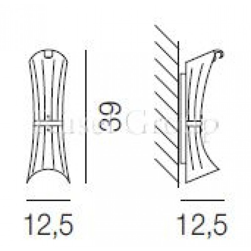 Настенный светильник Vistosi LAGUNA AP