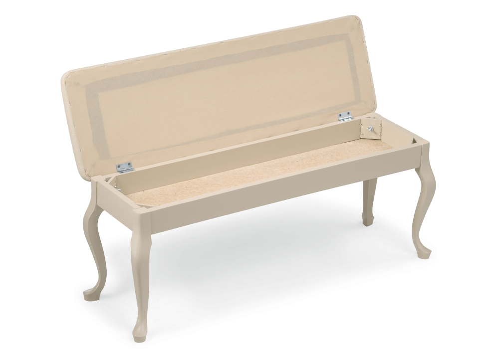 Банкетка Woodville Хиль дуб сонома / ткань бежевая 515159