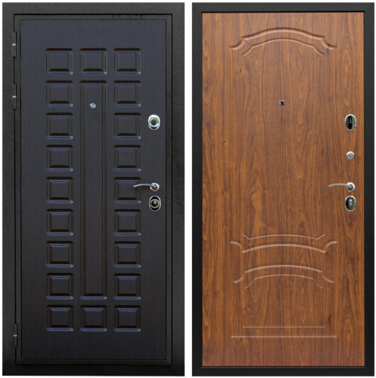 Дверь входная Graf Триумф МДФ 16 мм ФЛ-183 Венге / МДФ 6 мм ФЛ-140 Мореная береза