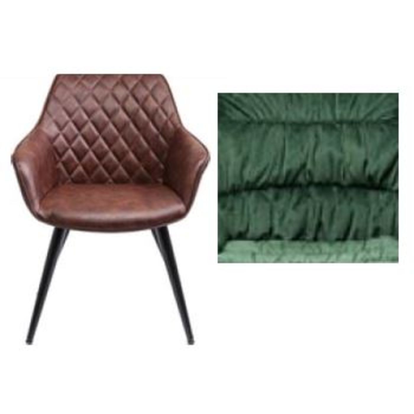 Стул мягкий с подлокотниками Harry 85534 KARE