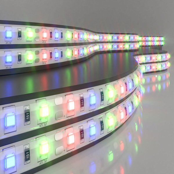 Лента Elektrostandard 5050 12V 60Led 14,4W IP65 RGB