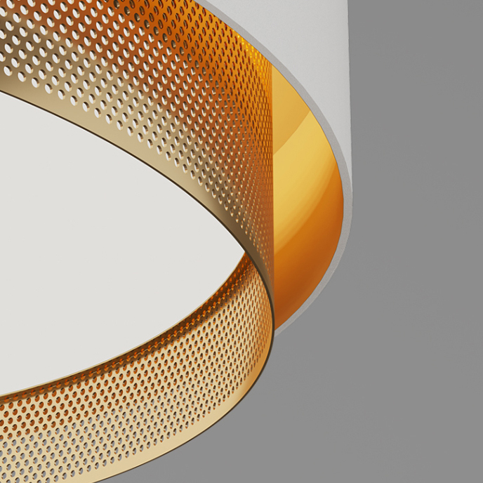 Потолочный светильник MALIA D55 White Трехцветный свет by ImperiumLoft