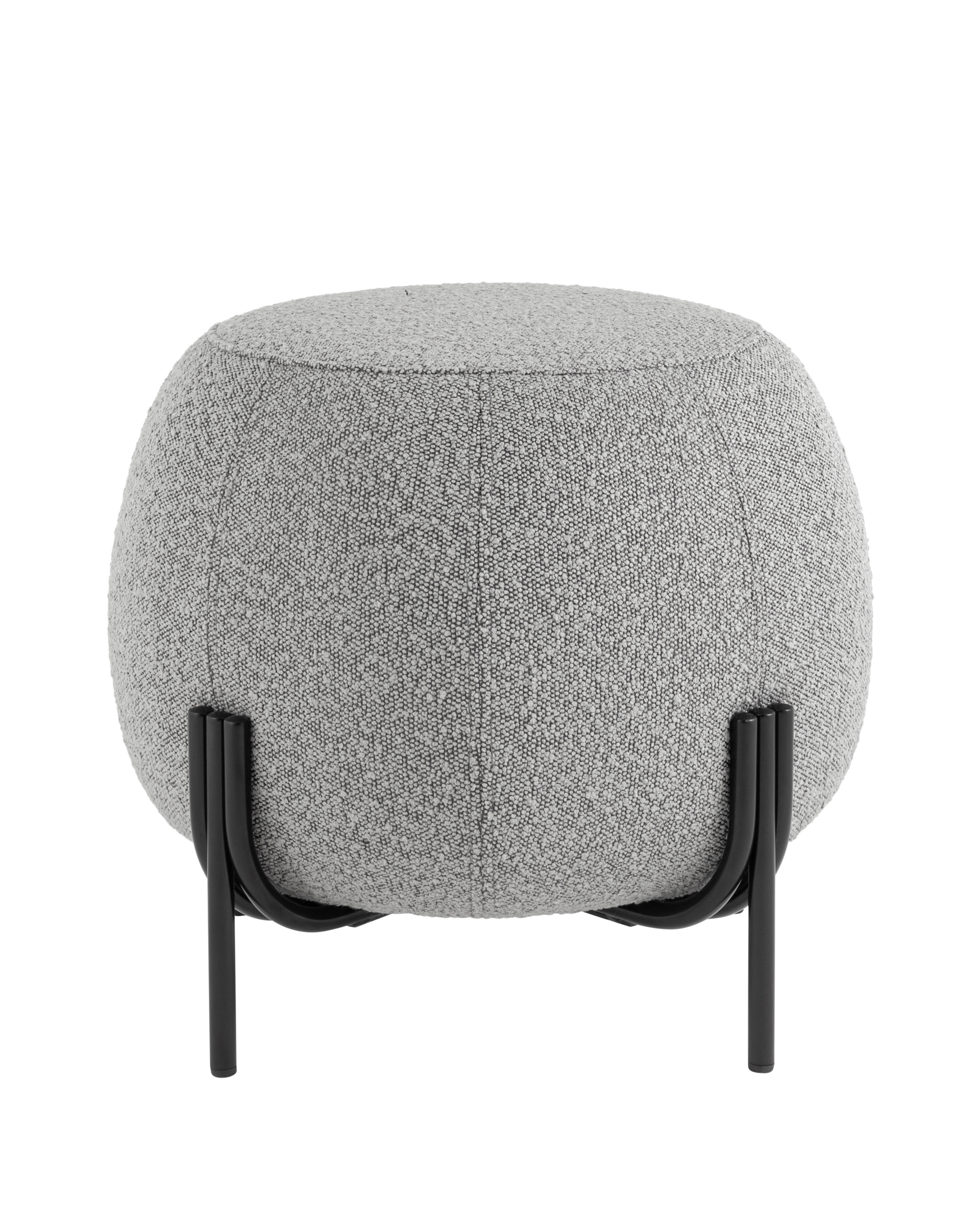 Пуф Флик букле серый Stool Group