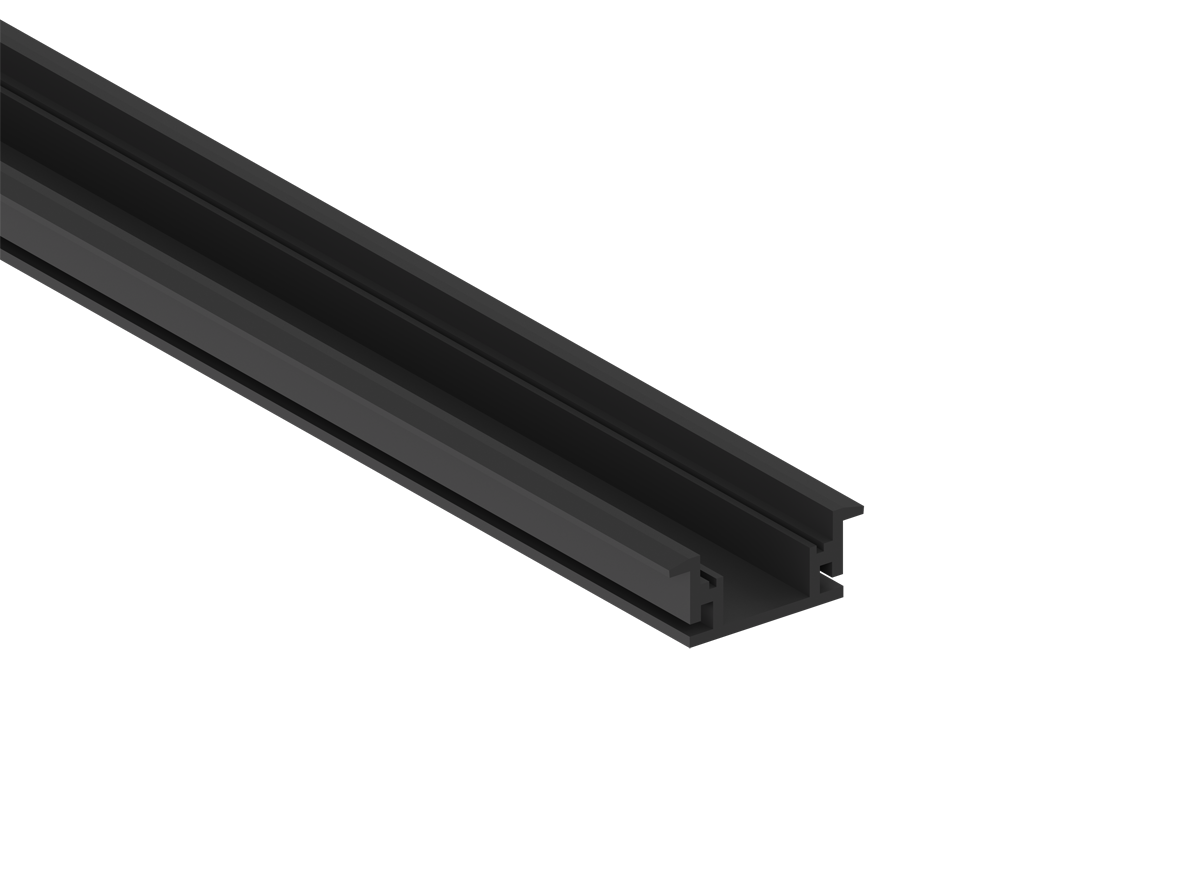 Врезной алюминиевый профиль пол Donolux DN18509RAL9005