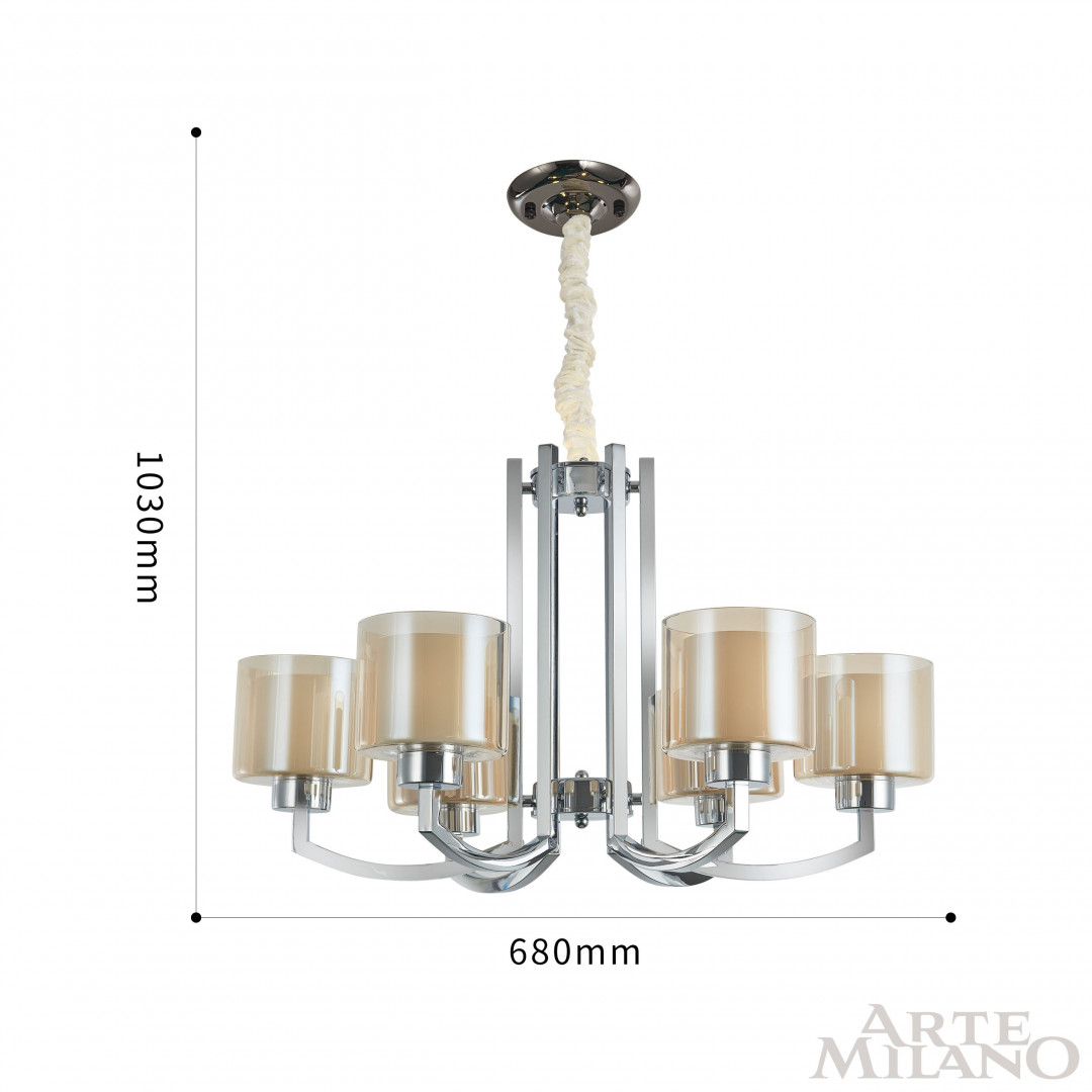 Люстра подвесная 277207/6 Ni Arte Milano