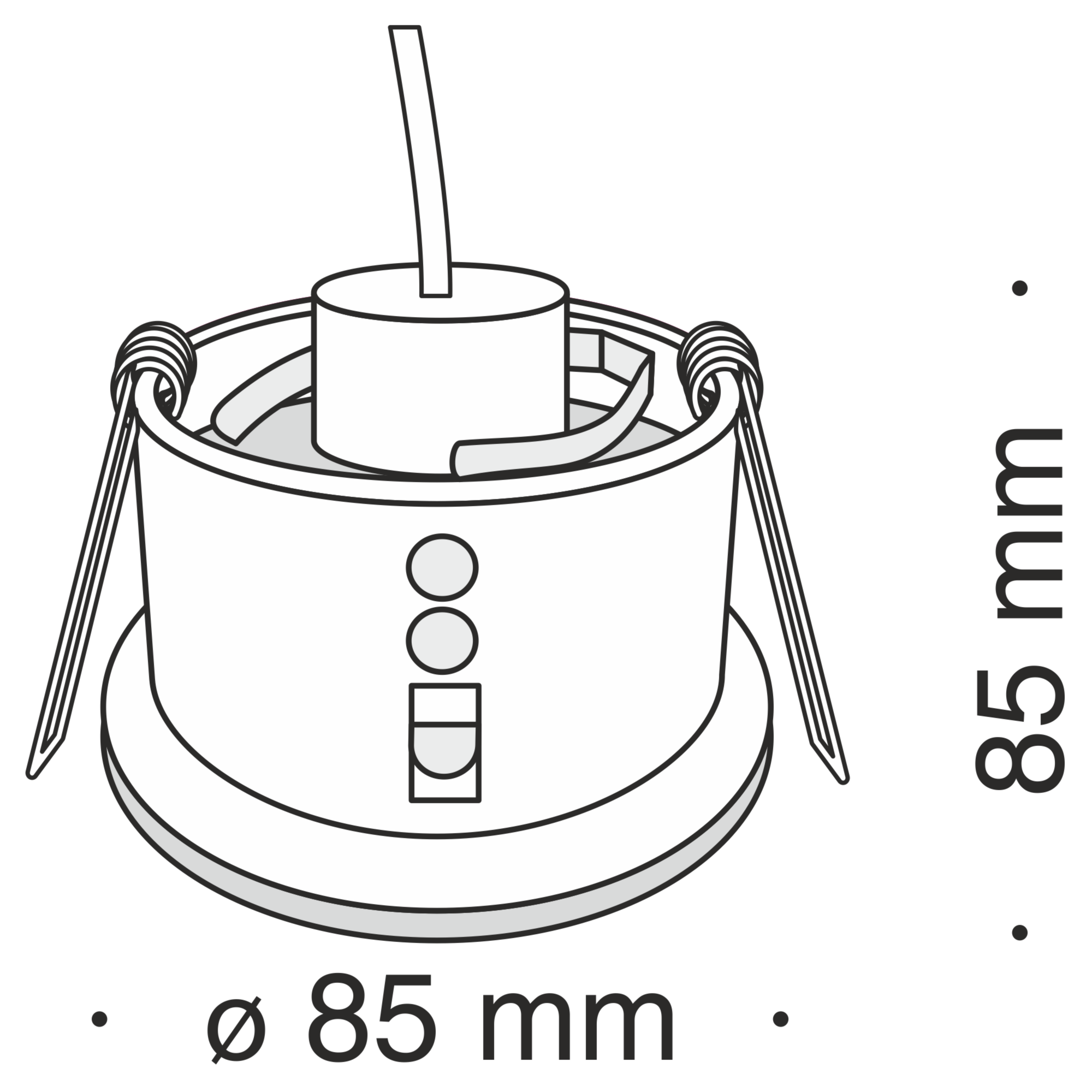Встраиваемый светильник Maytoni DL032-2-01B