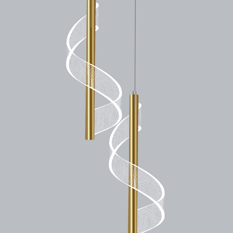 Подвесной светильник ORNELLA DUO Black by ImperiumLoft