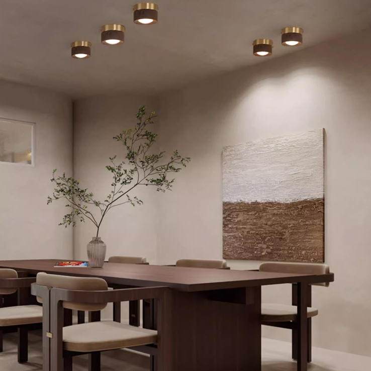 Точечный светильник WOODSPOT DARK Накладной by ImperiumLoft