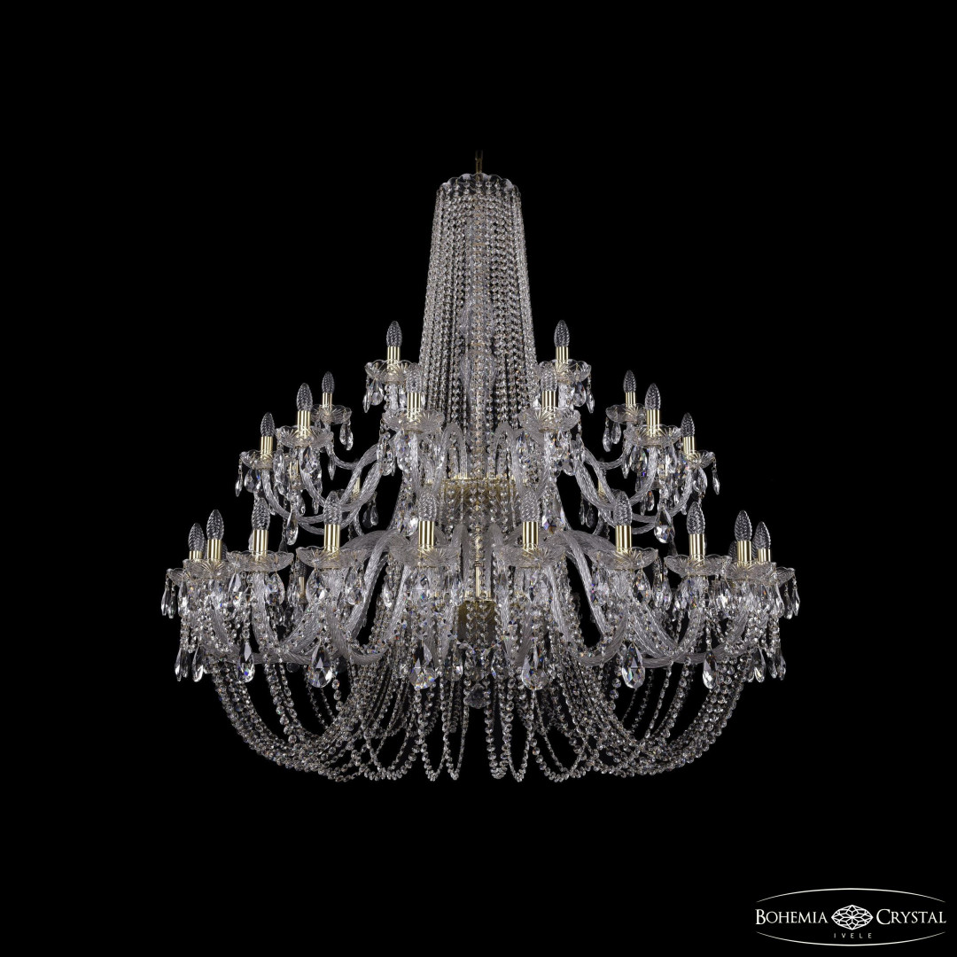 Люстра хрустальная 1402/24+12+6/530/2d G