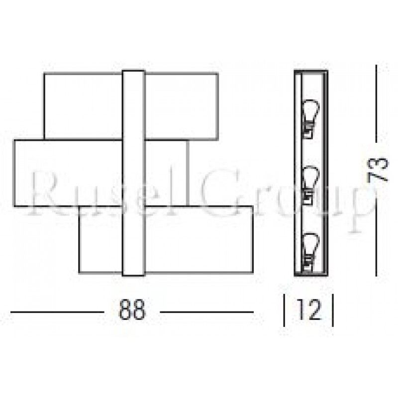 Потолочный светильник Linea Light TRIAD 90231