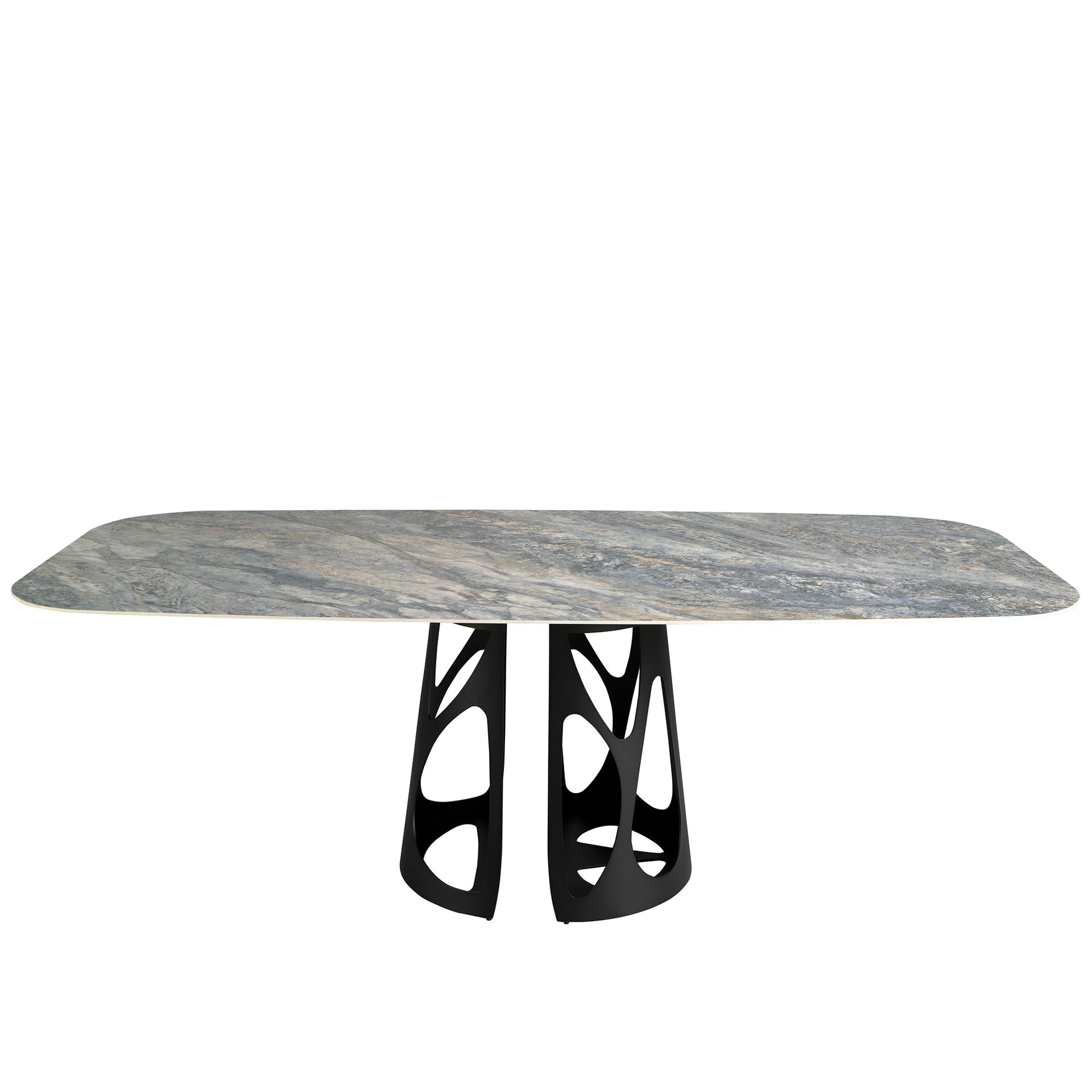 Овальный обеденный стол 1136/DT959 из мраморной керамики Angel Cerda