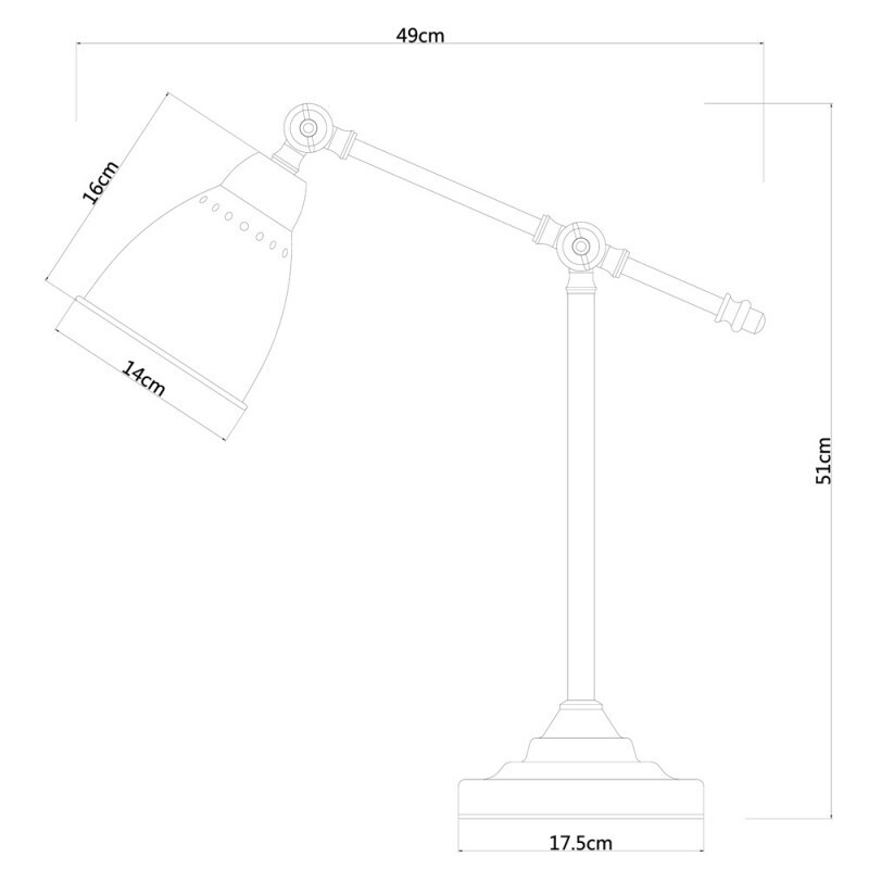 Настольная лампа Arte Lamp A2054LT-1AB