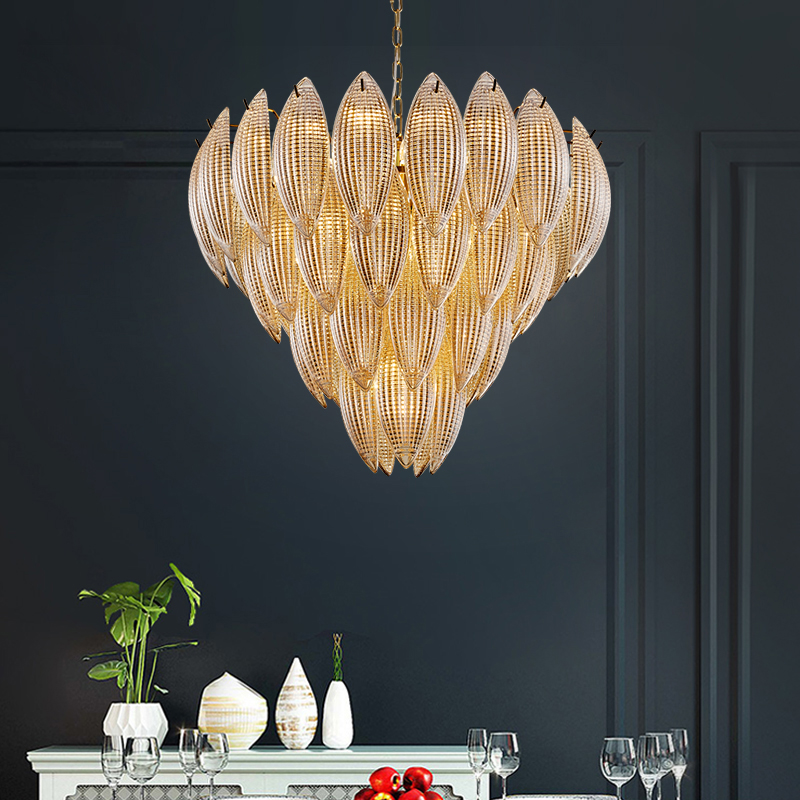 Стеклянная люстра в стиле постмодерн TIVOLI by ImperiumLoft