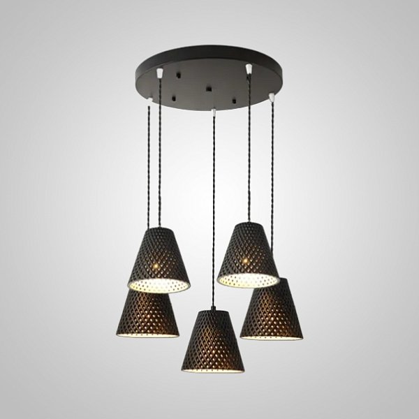 Подвесной светильник HASSA D60 Black by ImperiumLoft