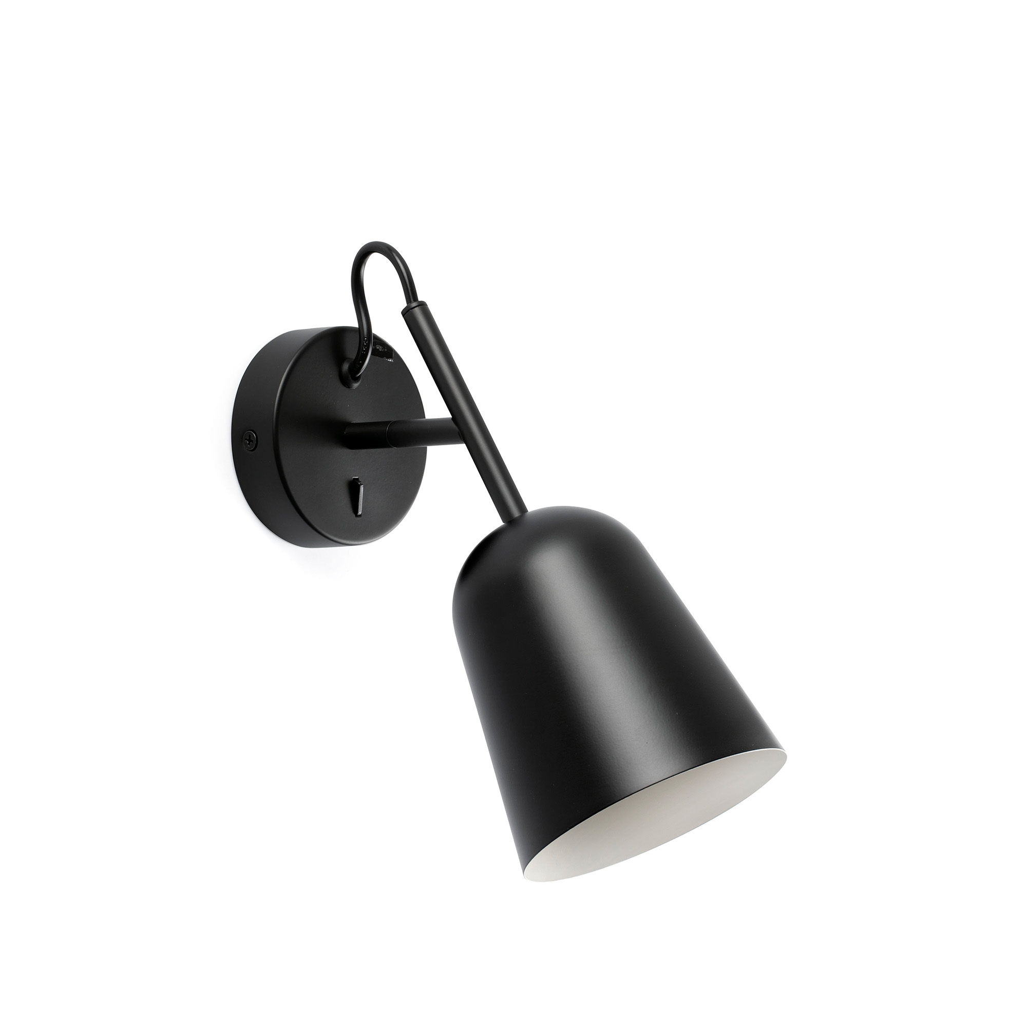 Настенный светильник STUDIO черный абажур 1xE14 Faro