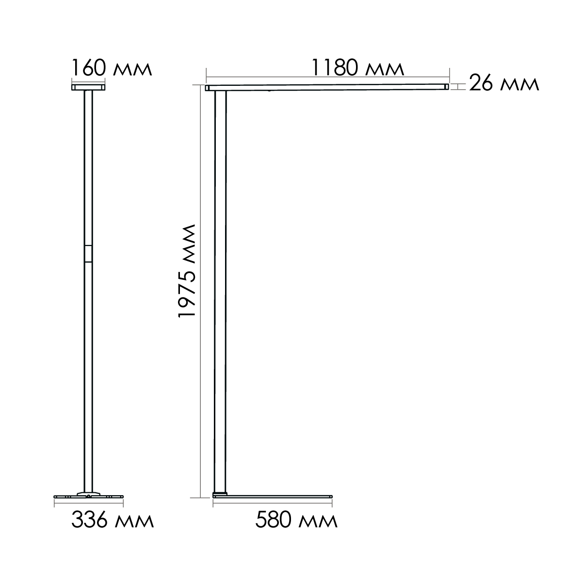 Светильник напольный Lumker RUBY-F-SL-CCT