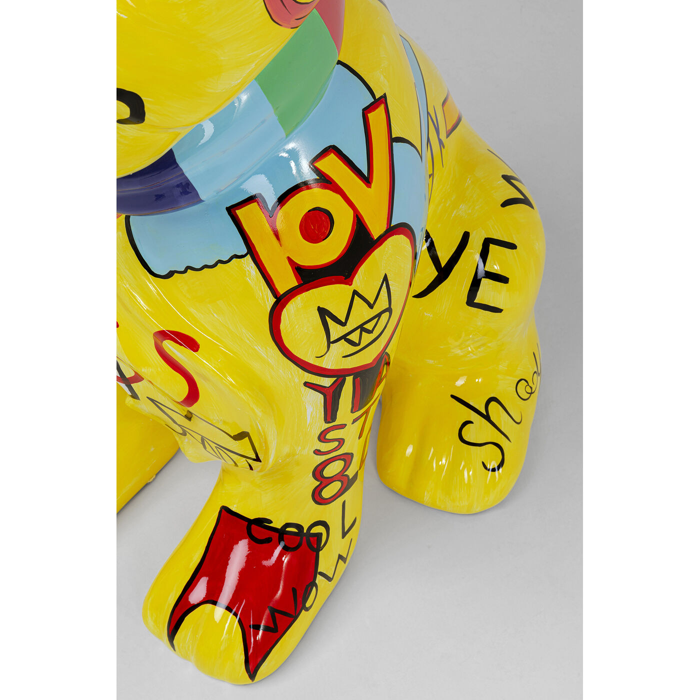 Фигура декоративная Graffiti Dog Yellow 122cm KARE 56824