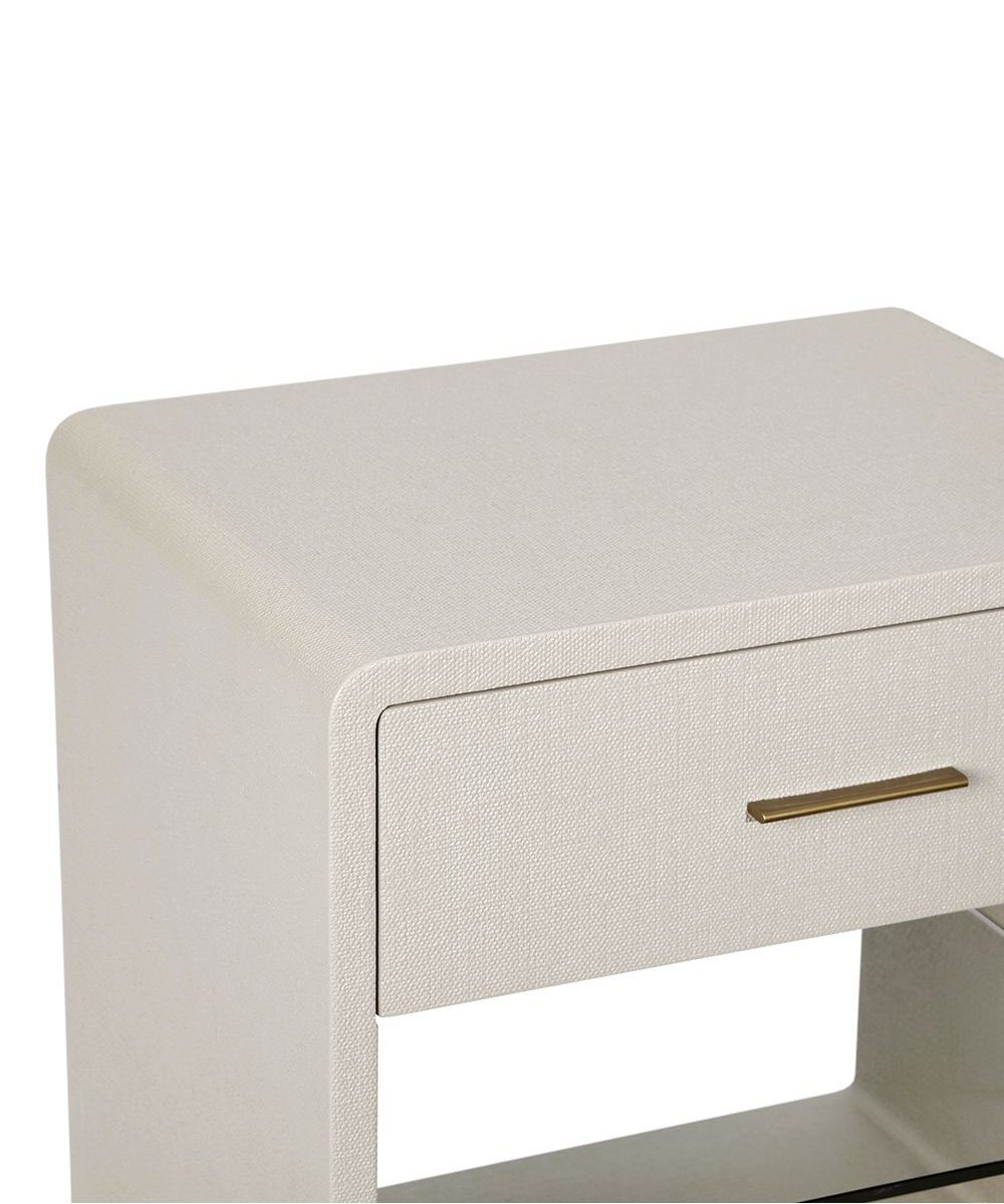 Бежевая прикроватная тумба Louvre Home Тейт LHFBT12SL/DPO