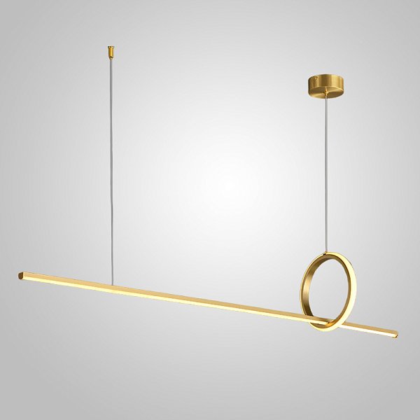 Подвесной светильник MOFFIT B LONG L90 Brass by ImperiumLoft