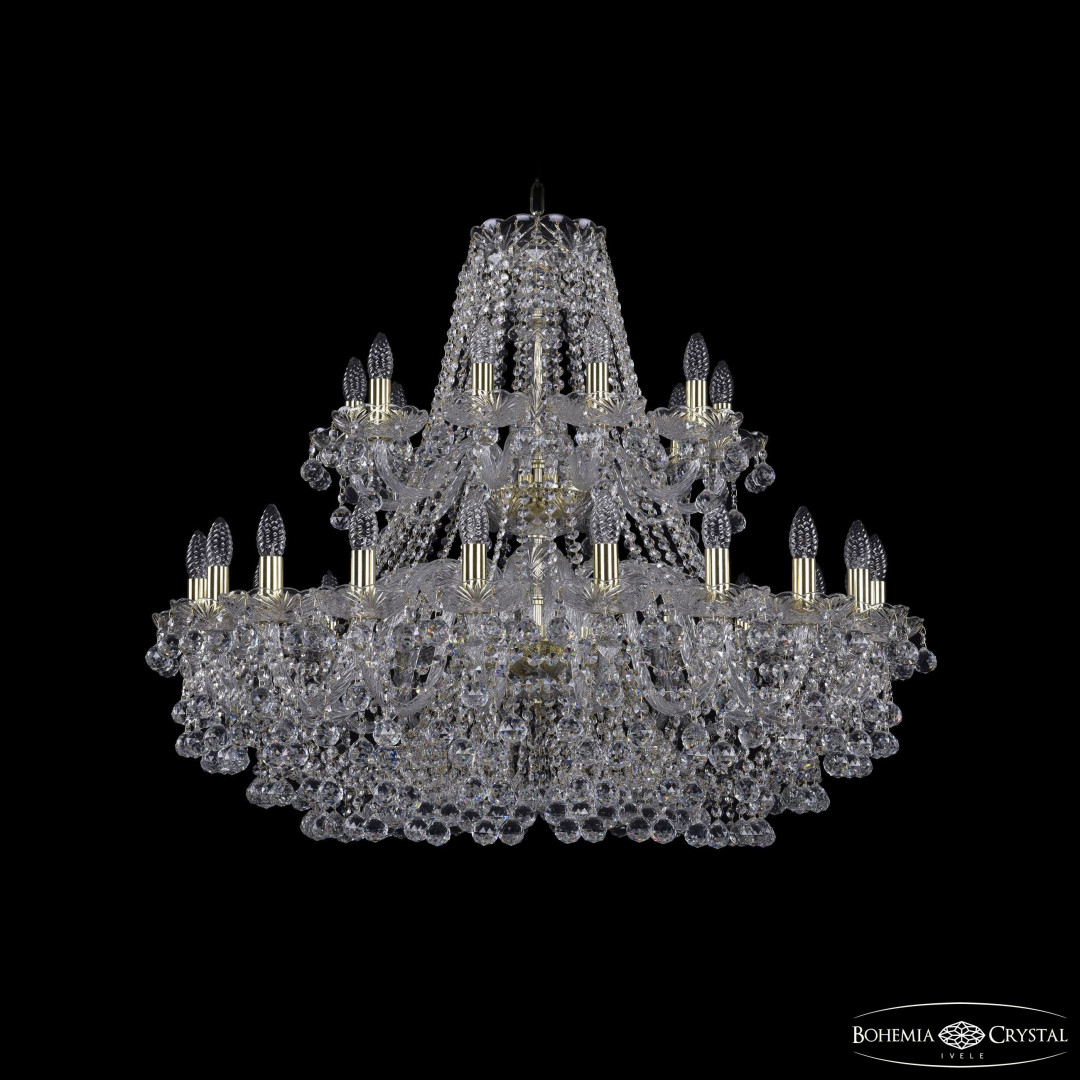 Люстра хрустальная 1409/20+10/360/2d G