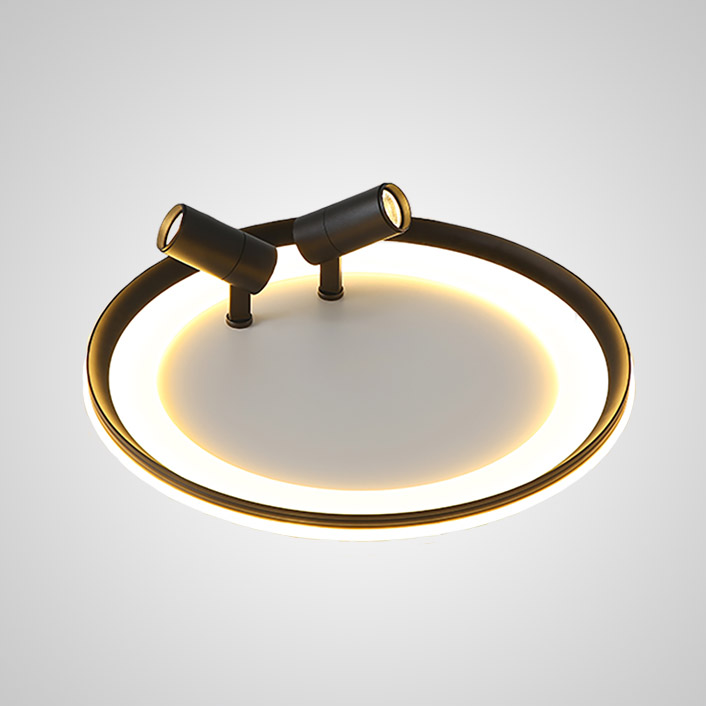 Потолочный светильник GARB B D50 Black by ImperiumLoft