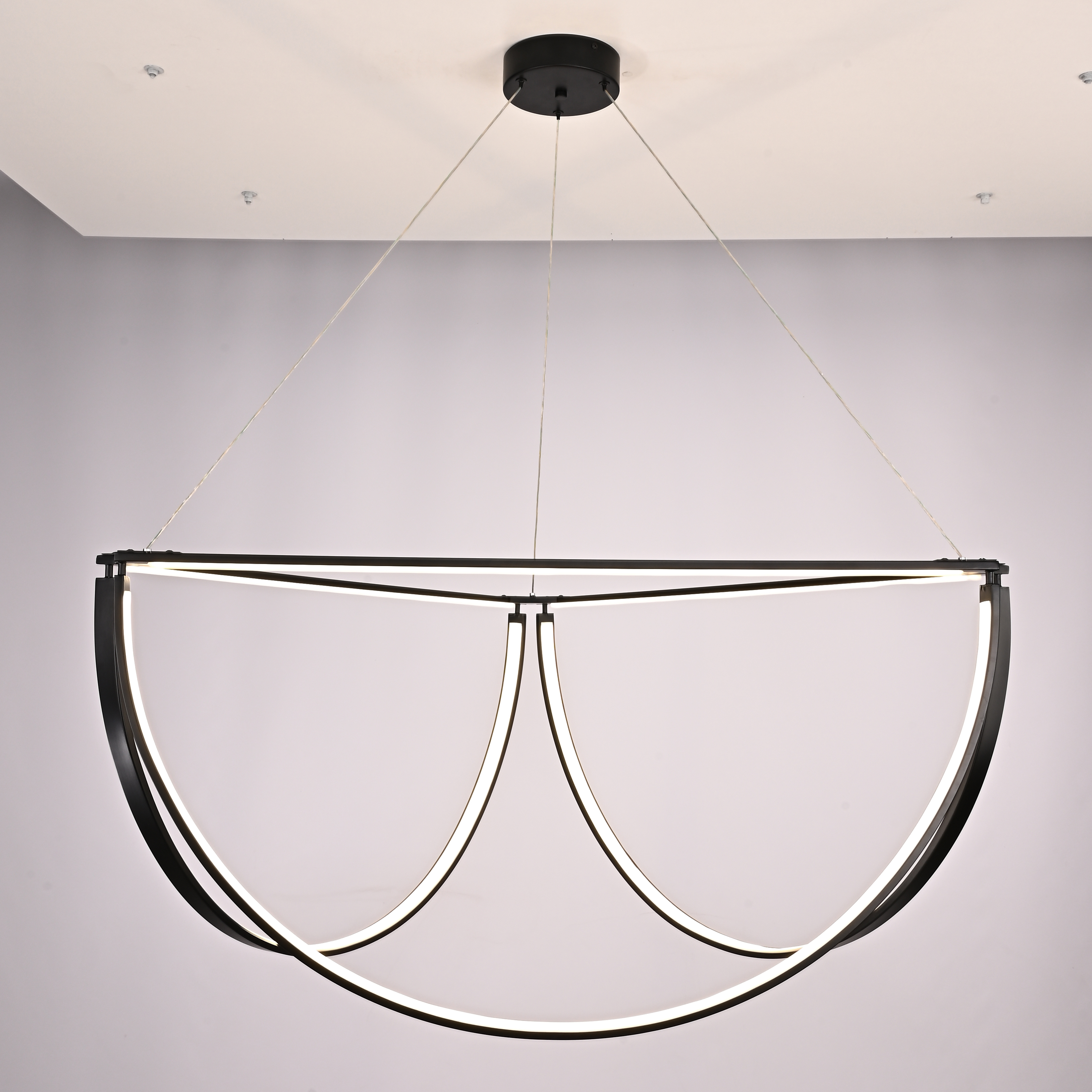 Подвесной светильник SOLANA LIGHT 3 Black by ImperiumLoft