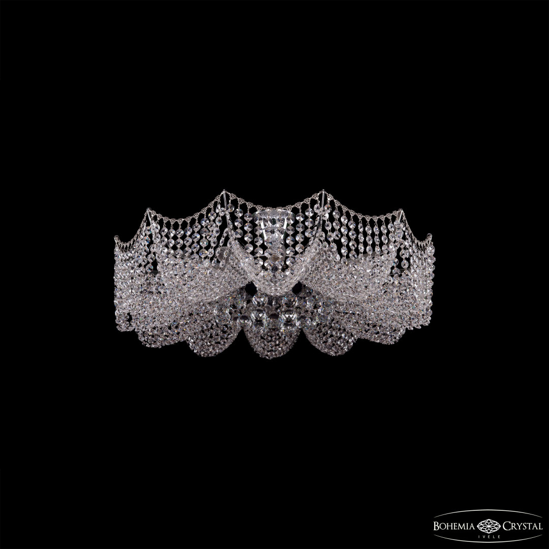 Потолочный светильник хрустальный 77081/67 Ni Bohemia Ivele Crystal