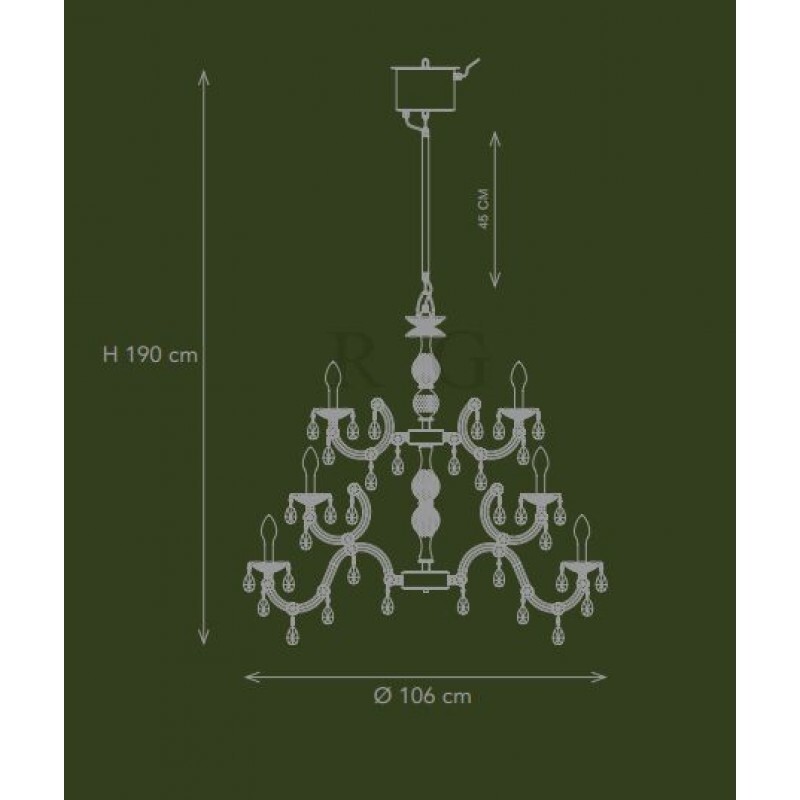 Люстра Masiero DRYLIGHT S24