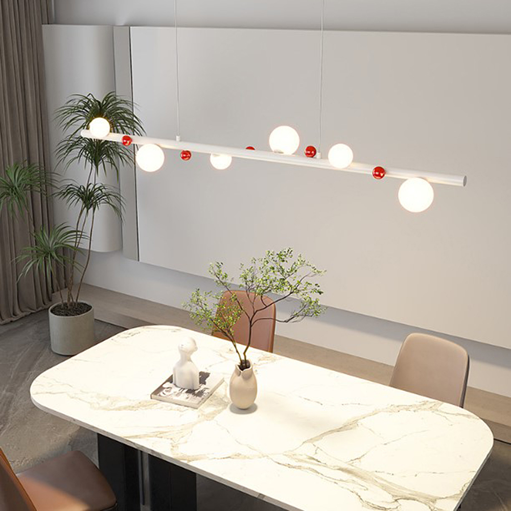 Реечный, рядный светильник REIK LONG WHITE by ImperiumLoft