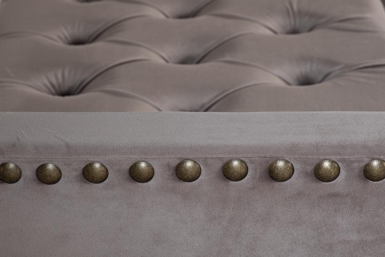 Банкетка с ящиком бежевая Garda Decor Alice BG