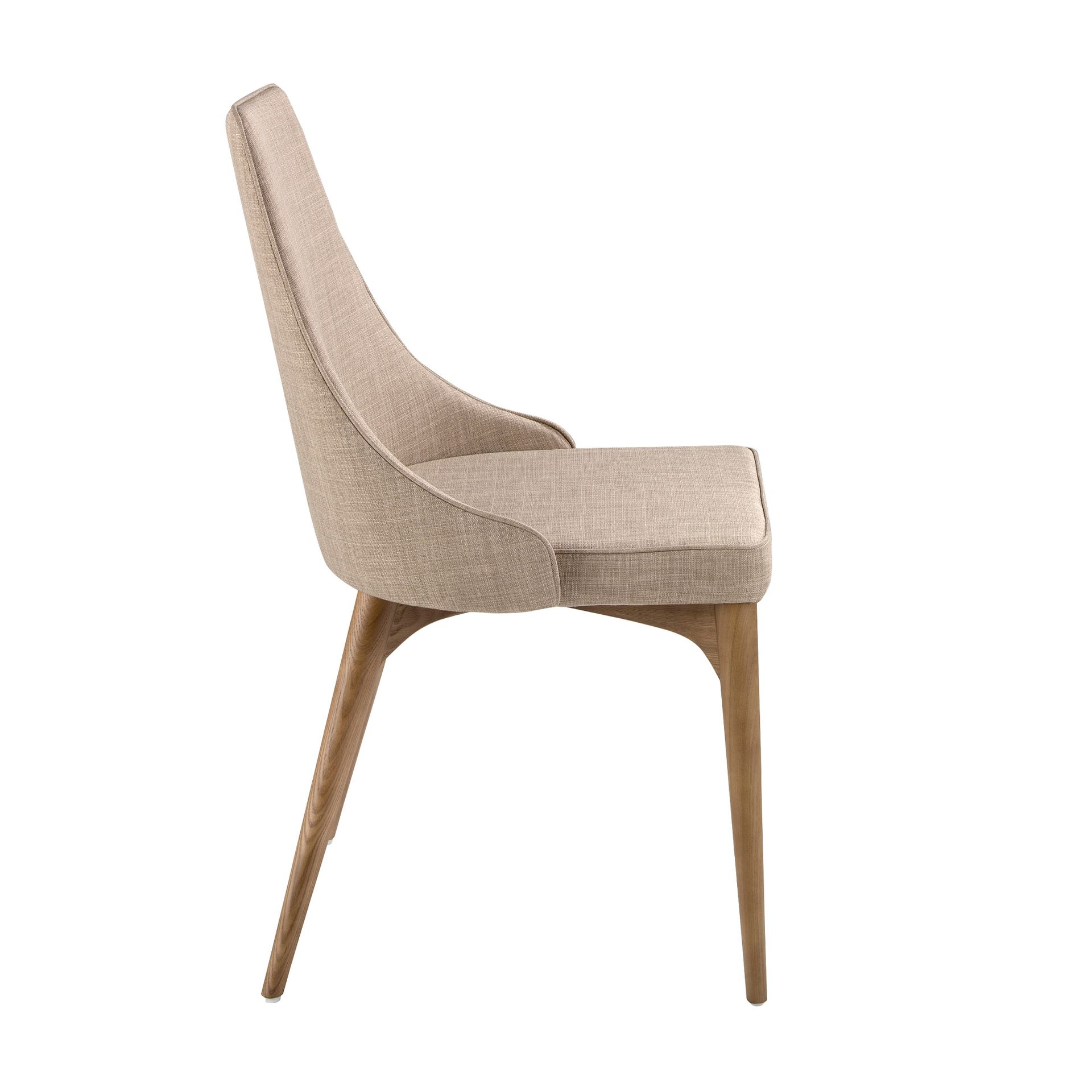 Стул Calidez DC631 /4032 с обивкой из ткани и ножками цвета ореха Angel Cerda