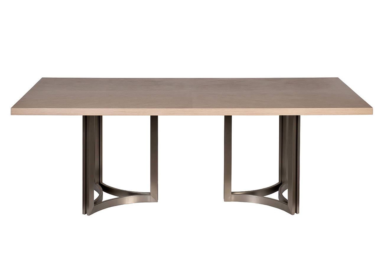 Стол обеденный светлый шпон Garda Decor 58DB-17035