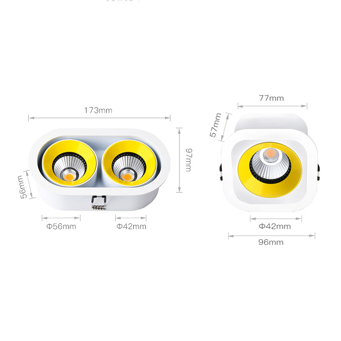 Точечный светильник REXTON B L1 White Yellow 3000 К by ImperiumLoft