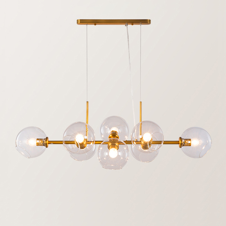 Подвесной реечный светильник DISA Transparent by ImperiumLoft