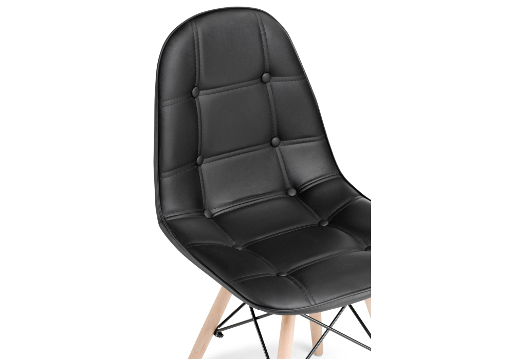 Стул деревянный Woodville Kvadro black 15011